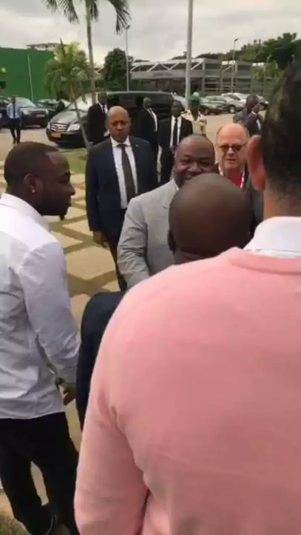 Davido And Akon Received By President Of Gabon (Photos/Video)